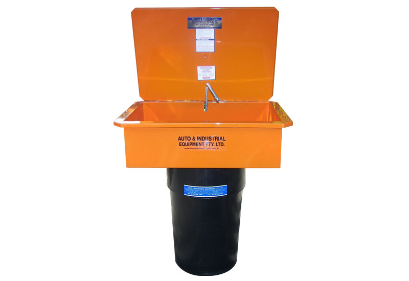 Drum Mounted Parts Washer, Solvent Parts Cleaners