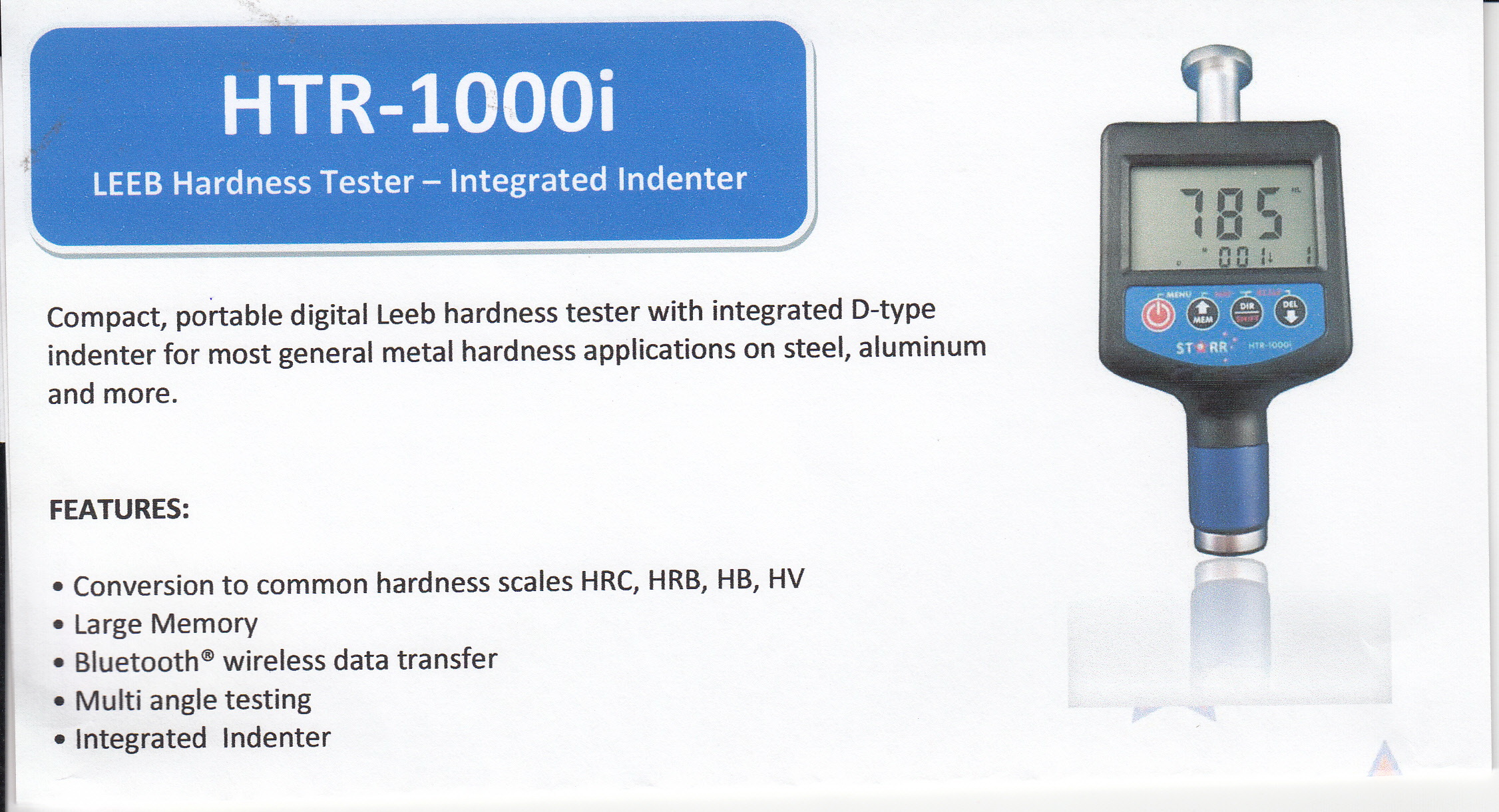 Announcing a New Hardness Tester