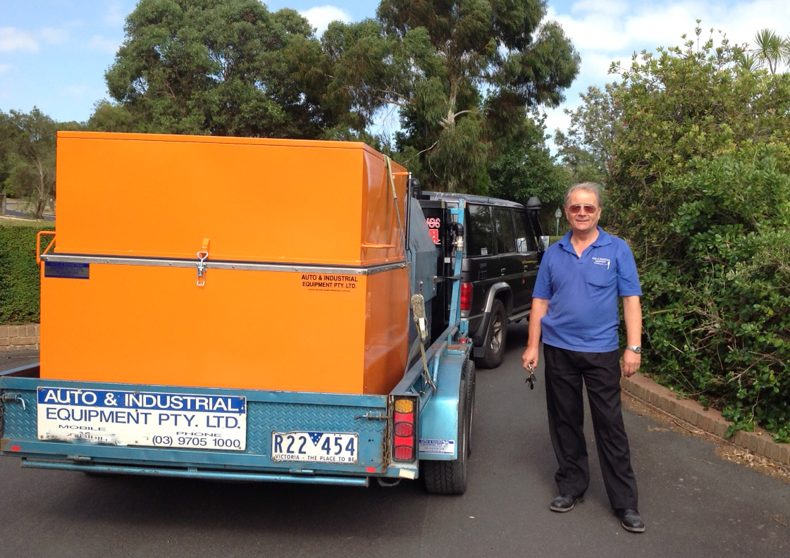 On The Road Again with the Stainless Steel Parts Washer