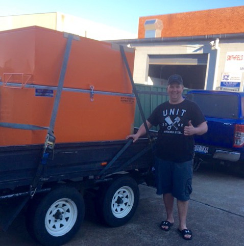 “Trucks on the Run” Ran Down from Toowoomba to Sydney to Pick Up Their New Parts Washer.