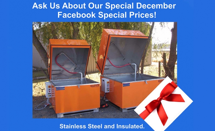 December Facebook Price Specials on Parts Washers