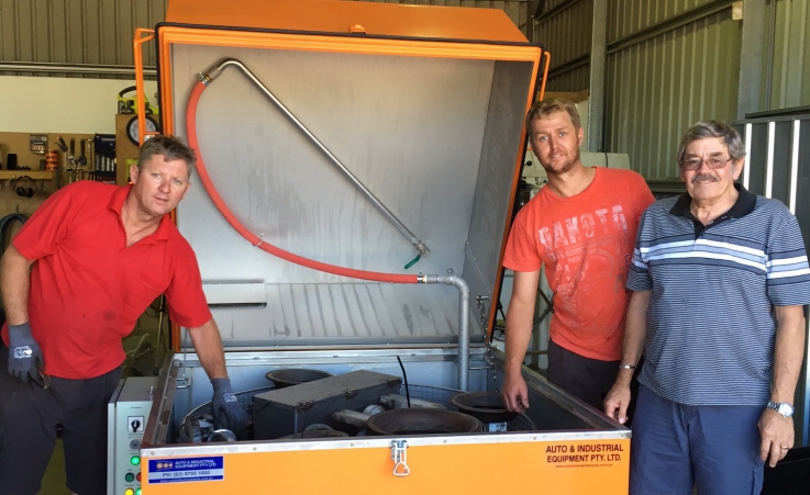 Delivered a Parts Washer to Mudgee NSW this week.
