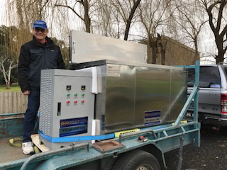 Delivering one of our New Range of Ultrasonic Cleaners.